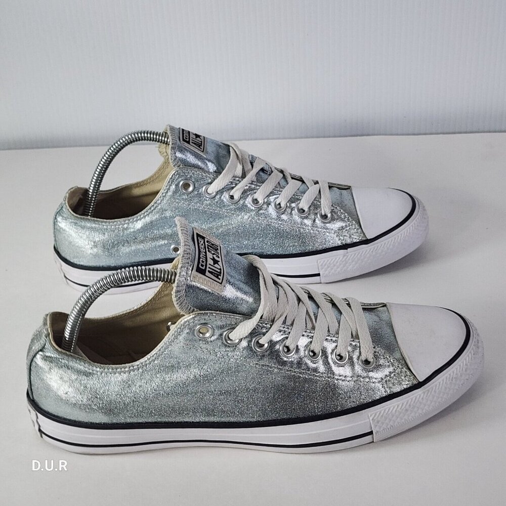 Converse Chuck Taylor Shoes Unisex Size Men's 9/Women's 11 Metallic 154038F - Picture 5 of 9